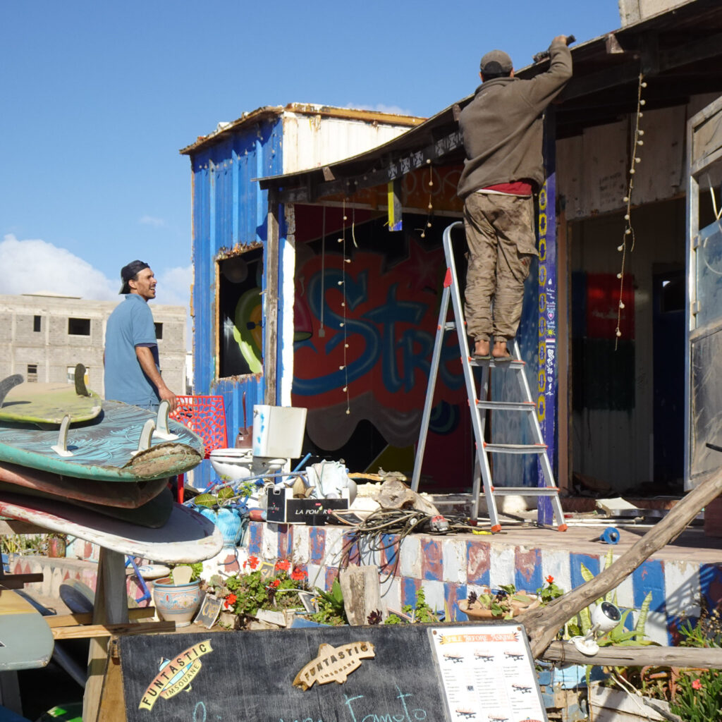 Destruction of city of Imsouane in Morocco in January 17th 2024