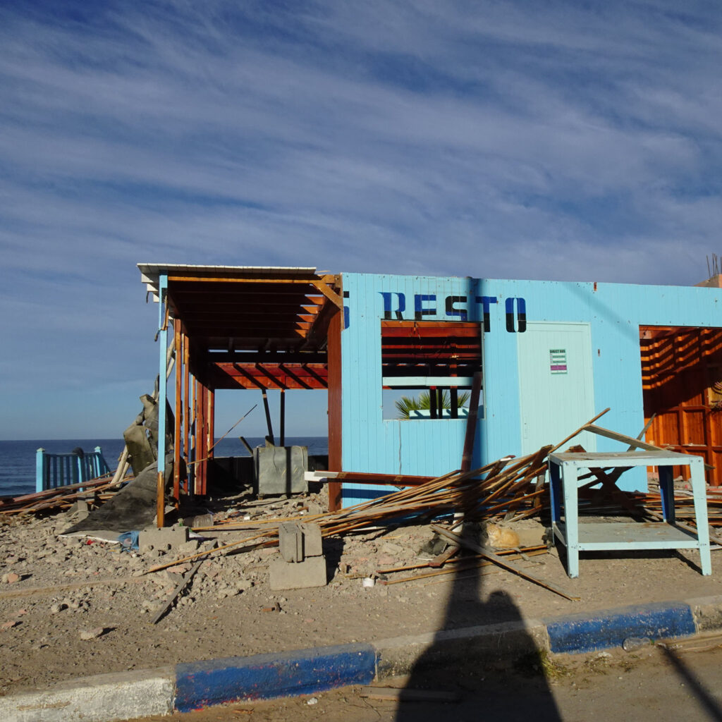 Destruction of city of Imsouane in Morocco in January 2024
