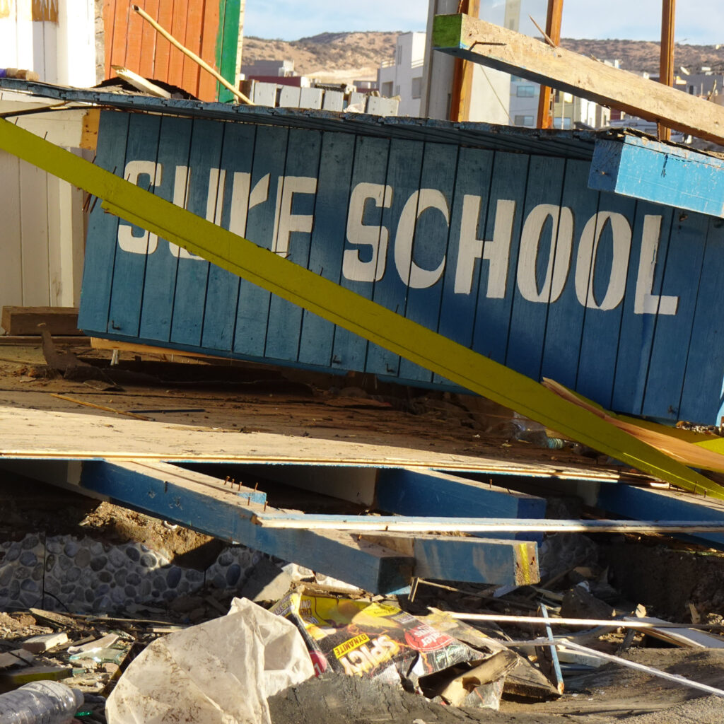 Destruction of city of Imsouane in Morocco in January 17th 2024